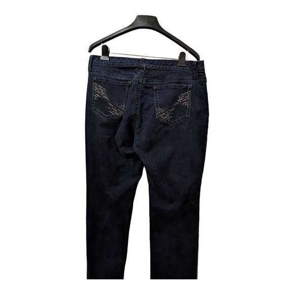 New Directions ND womens jeans  size 14Straight Leg  Midrise Stretch denim - Picture 4 of 7